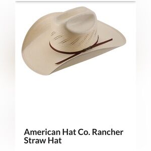 American Hat Company                
Straw Cream Rancher Hat